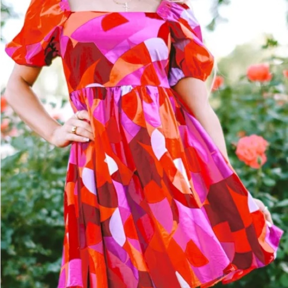 Peach Love California Baby Doll Dress